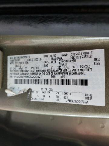 Photo 12 VIN: 1FMCU9H94DUA29827 - FORD ESCAPE SEL 