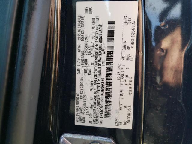 Photo 11 VIN: 1FMCU9H96DUB99316 - FORD ESCAPE SEL 