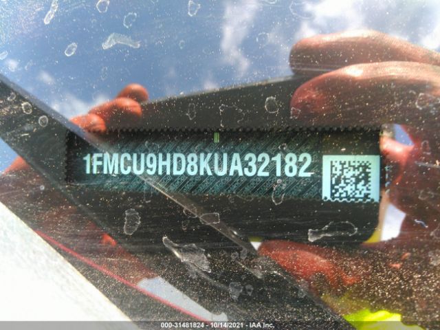 Photo 8 VIN: 1FMCU9HD8KUA32182 - FORD ESCAPE 