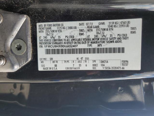 Photo 12 VIN: 1FMCU9HX0DUA52407 - FORD ESCAPE SEL 