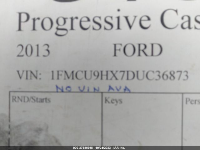 Photo 8 VIN: 1FMCU9HX7DUC36873 - FORD ESCAPE 