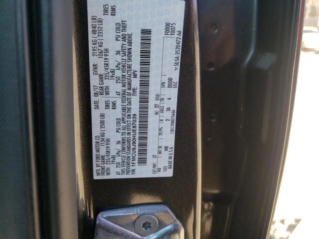 Photo 12 VIN: 1FMCU9J90HUE87039 - FORD ESCAPE 