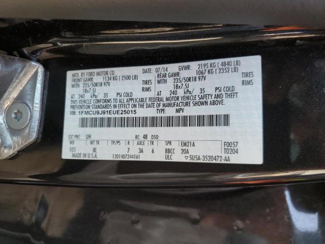 Photo 12 VIN: 1FMCU9J91EUE25015 - FORD ESCAPE 