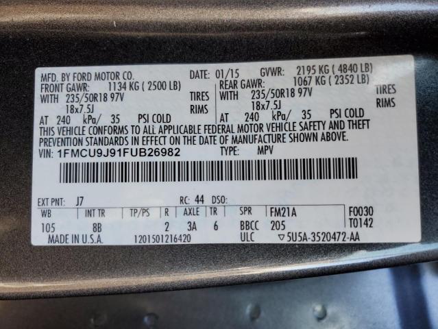 Photo 12 VIN: 1FMCU9J91FUB26982 - FORD ESCAPE 