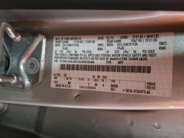 Photo 12 VIN: 1FMCU9J91GUB93048 - FORD ESCAPE TIT 