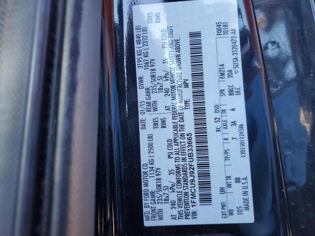 Photo 11 VIN: 1FMCU9J92FUB33665 - FORD ESCAPE TIT 