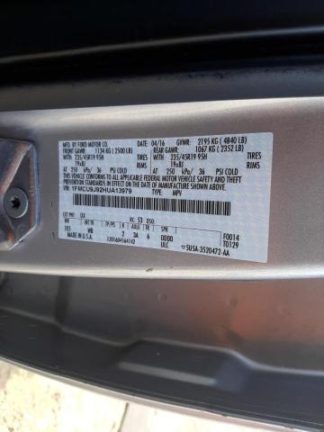 Photo 11 VIN: 1FMCU9J92HUA13979 - FORD ESCAPE 