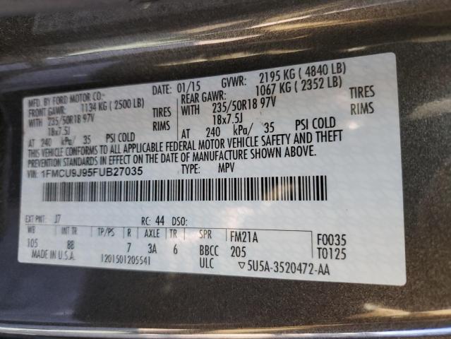 Photo 12 VIN: 1FMCU9J95FUB27035 - FORD ESCAPE 