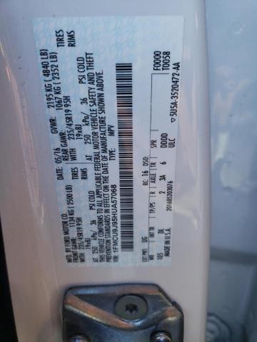 Photo 12 VIN: 1FMCU9J95HUA57068 - FORD ESCAPE 