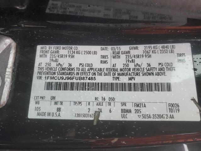 Photo 12 VIN: 1FMCU9J96FUB87485 - FORD ESCAPE TIT 