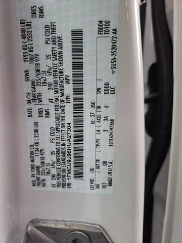 Photo 12 VIN: 1FMCU9J96HUA27304 - FORD ESCAPE 