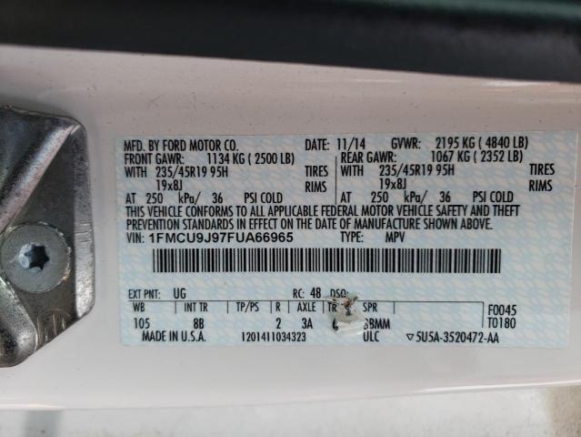 Photo 12 VIN: 1FMCU9J97FUA66965 - FORD ESCAPE TIT 