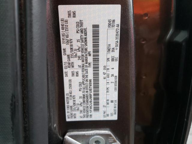 Photo 13 VIN: 1FMCU9J98FUB79596 - FORD ESCAPE TIT 