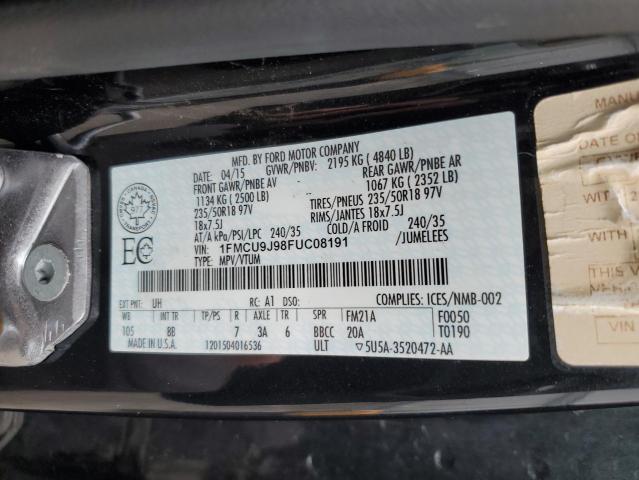 Photo 12 VIN: 1FMCU9J98FUC08191 - FORD ESCAPE 