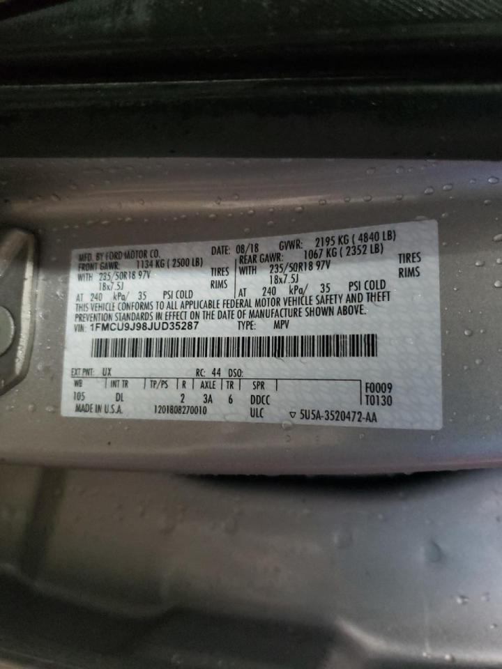 Photo 13 VIN: 1FMCU9J98JUD35287 - FORD ESCAPE 