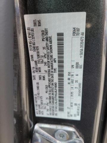 Photo 12 VIN: 1FMCU9JD7HUA31690 - FORD ESCAPE 