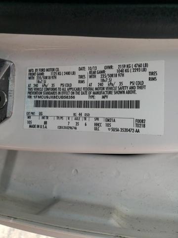 Photo 12 VIN: 1FMCU9JX8EUB58356 - FORD ESCAPE 