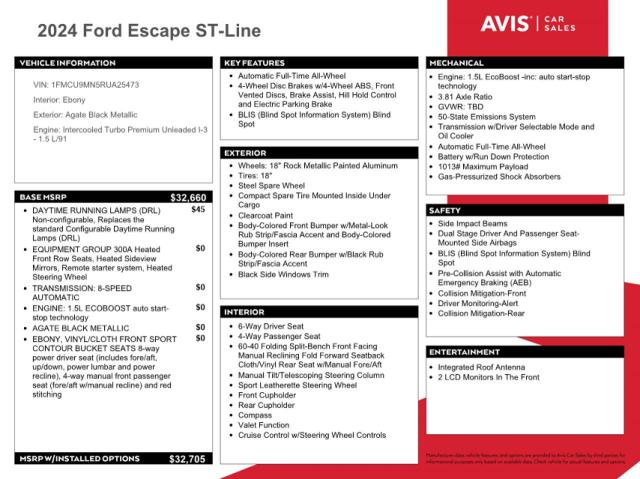 Photo 12 VIN: 1FMCU9MN5RUA25473 - FORD ESCAPE ST 