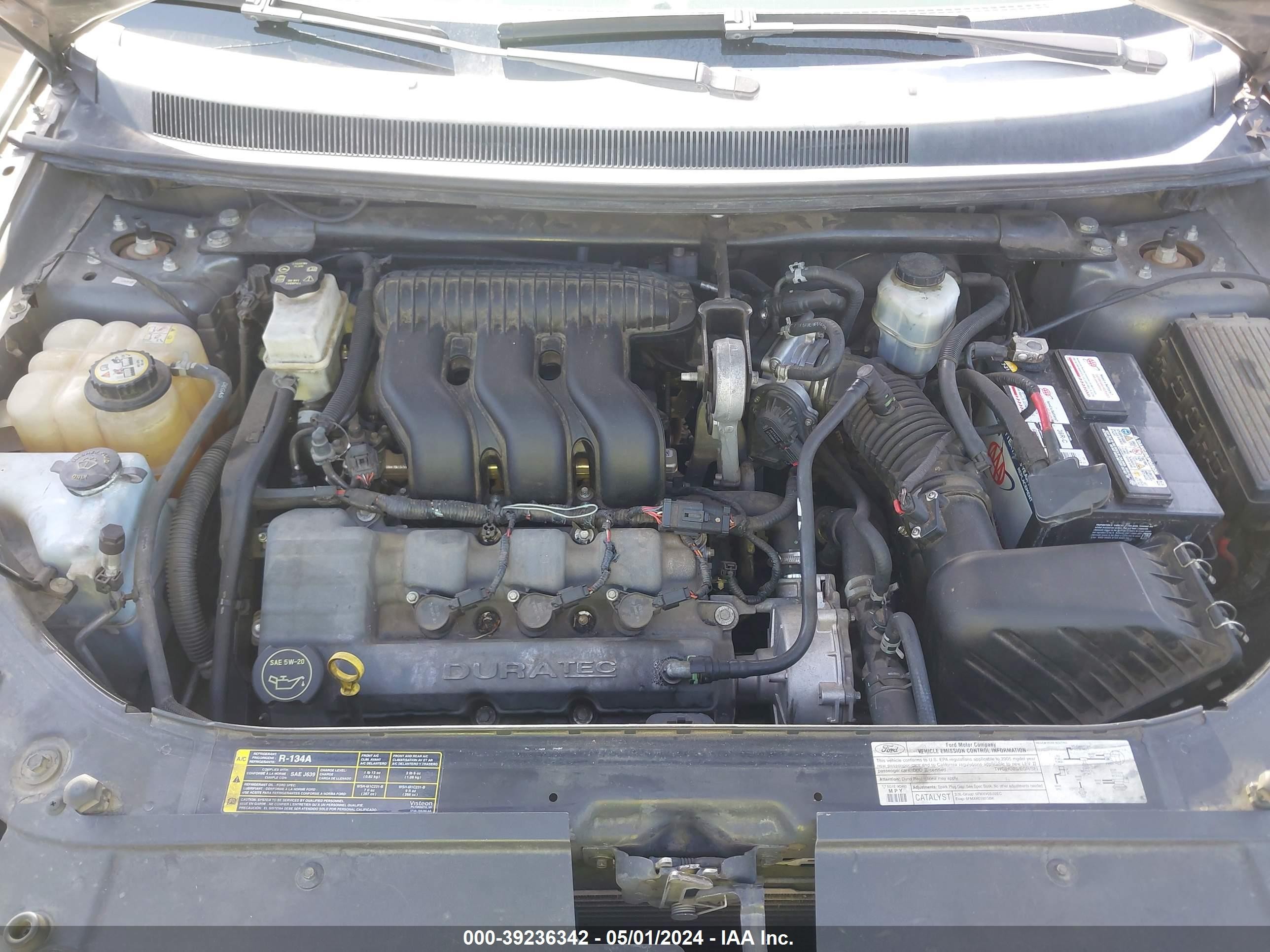 Photo 9 VIN: 1FMDK03125GA70450 - FORD FREESTYLE 