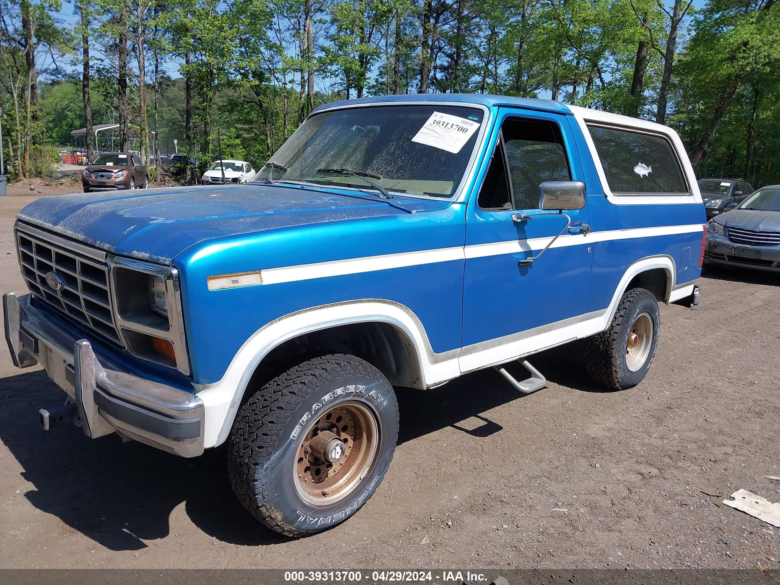 Photo 1 VIN: 1FMDU15N0GLA56413 - FORD BRONCO 