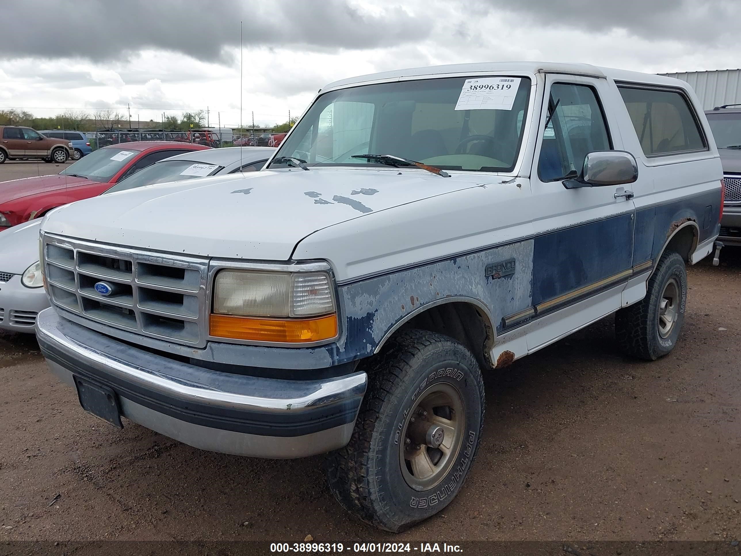 Photo 1 VIN: 1FMEU15H6PLA97983 - FORD BRONCO 