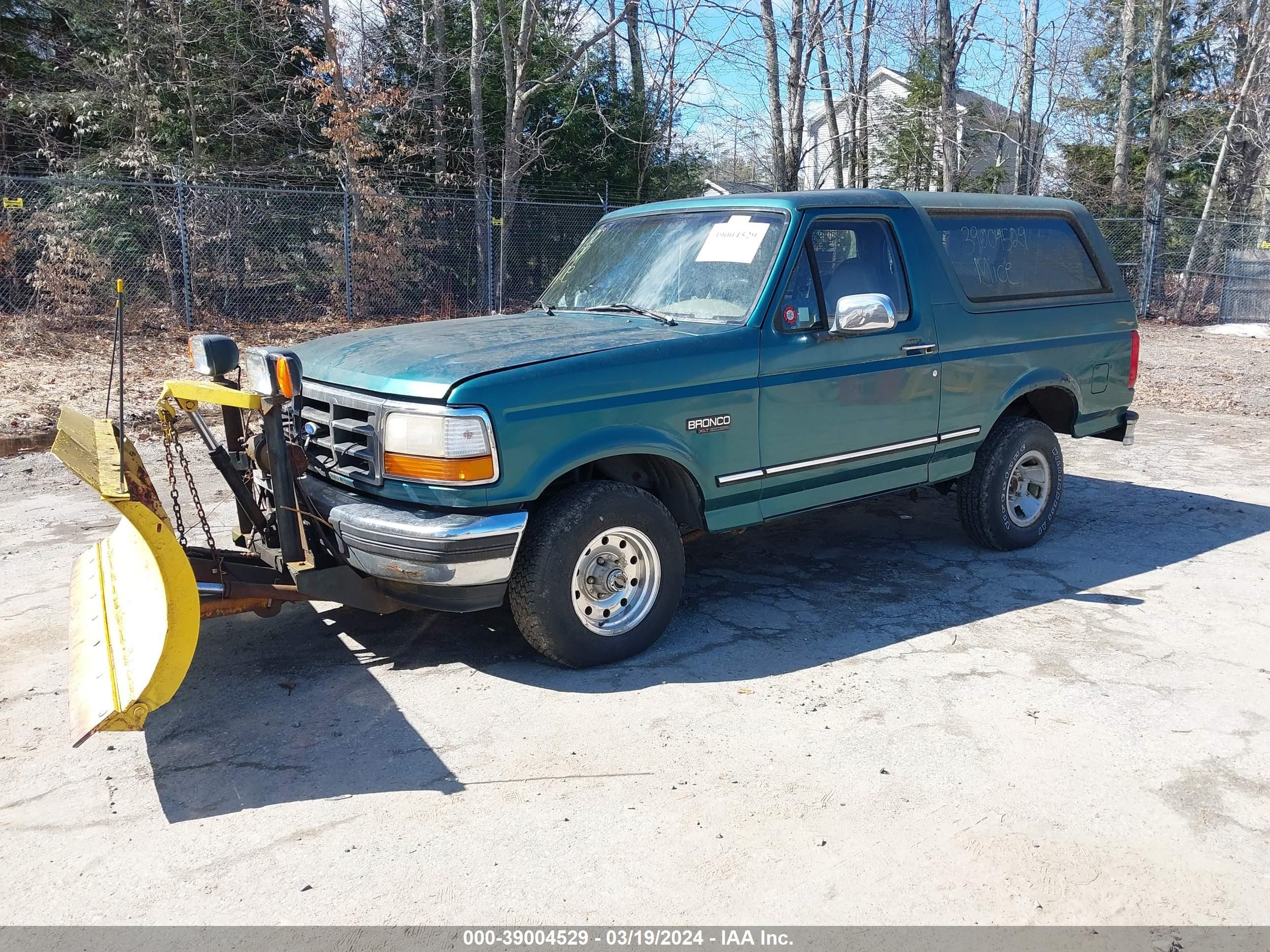 Photo 1 VIN: 1FMEU15NXTLB09911 - FORD BRONCO 