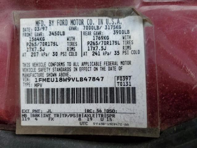 Photo 12 VIN: 1FMEU18W9VLB47847 - FORD EXPEDITION 