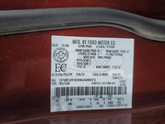 Photo 11 VIN: 1FMEU51E09UA09073 - FORD EXPLORER 