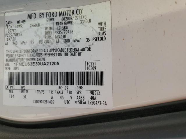 Photo 12 VIN: 1FMEU63E39UA21205 - FORD EXPLORER X 