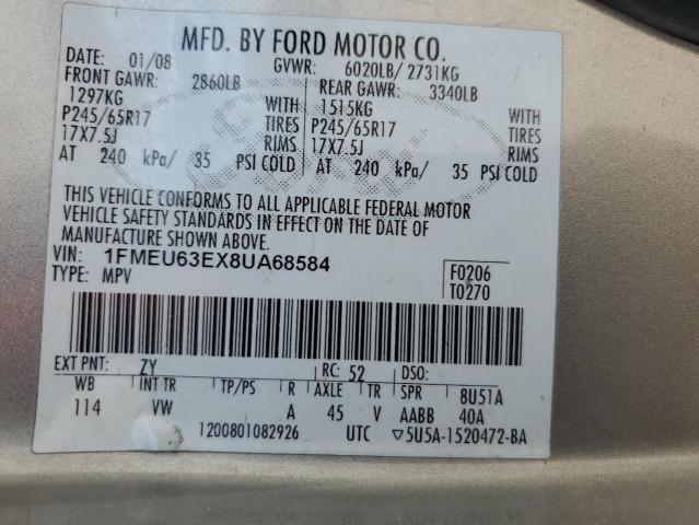 Photo 12 VIN: 1FMEU63EX8UA68584 - FORD EXPLORER X 