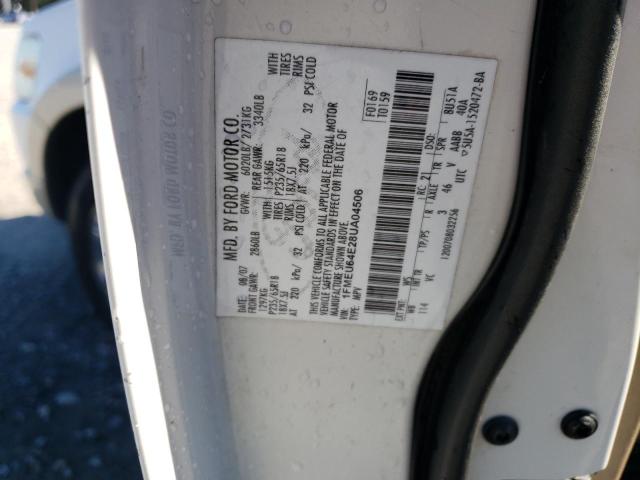 Photo 12 VIN: 1FMEU64E28UA04506 - FORD EXPLORER 