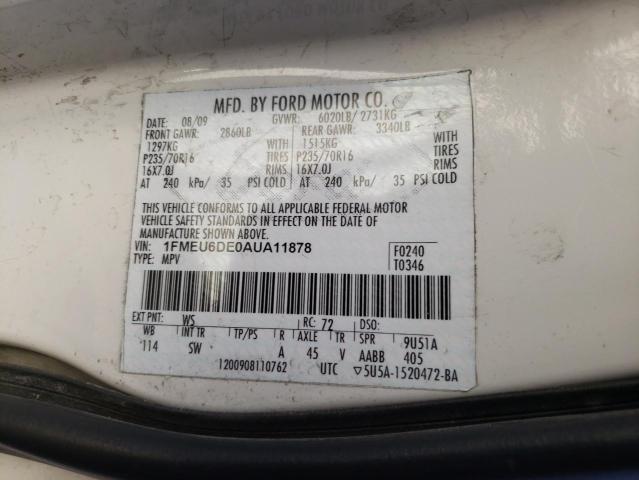 Photo 13 VIN: 1FMEU6DE0AUA11878 - FORD EXPLORER 