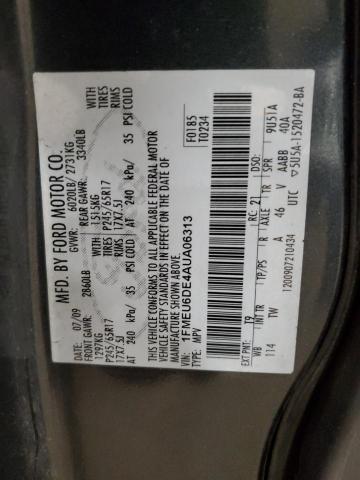 Photo 12 VIN: 1FMEU6DE4AUA06313 - FORD EXPLORER 