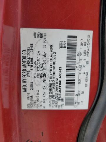 Photo 11 VIN: 1FMEU6EE0AUA90743 - FORD EXPLORER E 