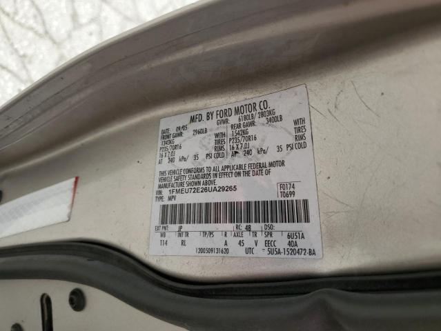 Photo 12 VIN: 1FMEU72E26UA29265 - FORD EXPLORER 