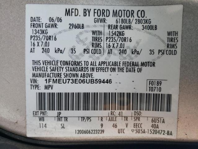 Photo 13 VIN: 1FMEU73E06UB59446 - FORD EXPLORER X 