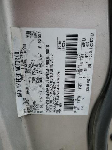 Photo 12 VIN: 1FMEU73E46UA87862 - FORD EXPLORER 