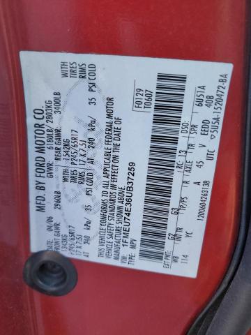 Photo 13 VIN: 1FMEU74E36UB37259 - FORD EXPLORER E 