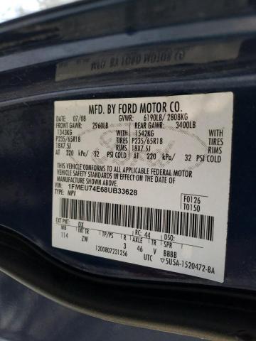 Photo 13 VIN: 1FMEU74E68UB33628 - FORD EXPLORER E 