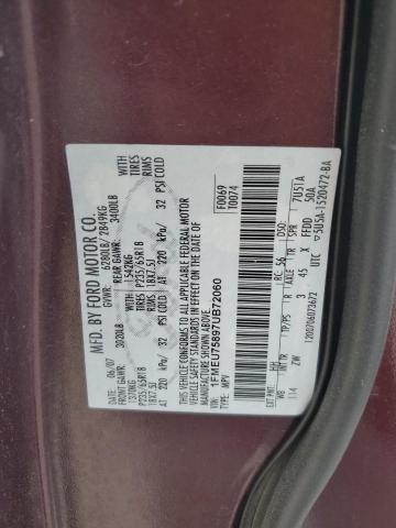 Photo 12 VIN: 1FMEU75897UB72060 - FORD EXPLORER L 