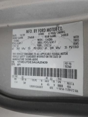 Photo 12 VIN: 1FMEU7DE3AUA25439 - FORD EXPLORER X 