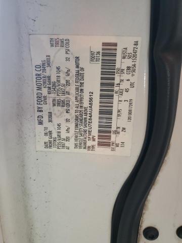 Photo 12 VIN: 1FMEU7E84AUA85612 - FORD EXPLORER E 