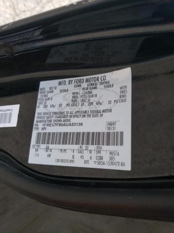 Photo 9 VIN: 1FMEU7F80AUA53139 - FORD EXPLORER L 