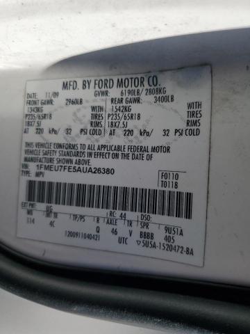 Photo 12 VIN: 1FMEU7FE5AUA26380 - FORD EXPLORER L 