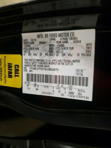 Photo 12 VIN: 1FMEU7FE7AUB02570 - FORD EXPLORER L 