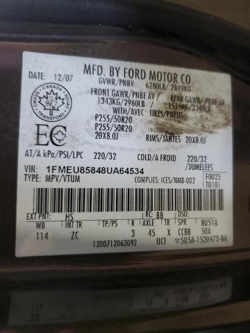 Photo 12 VIN: 1FMEU85848UA64534 - FORD EXPLORER 