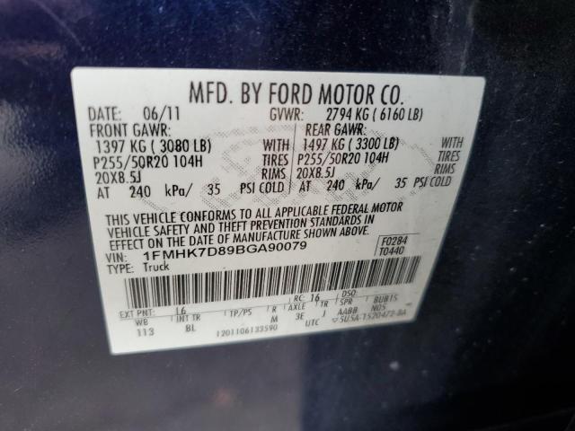 Photo 13 VIN: 1FMHK7D89BGA90079 - FORD EXPLORER X 