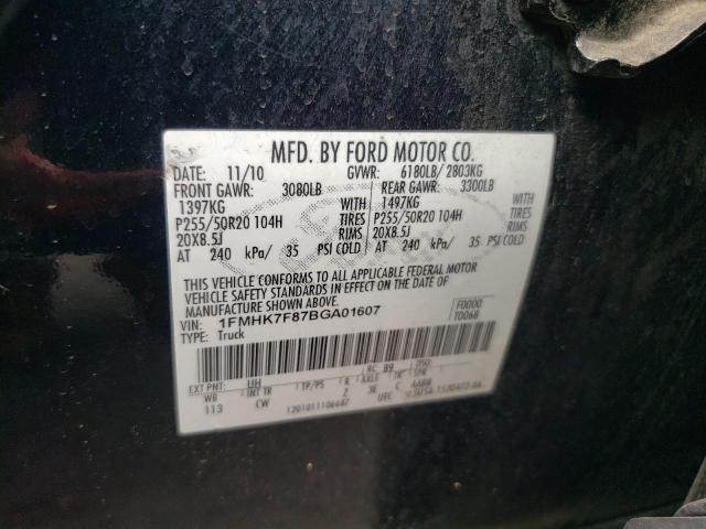 Photo 12 VIN: 1FMHK7F87BGA01607 - FORD EXPLORER 