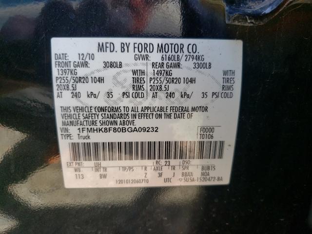 Photo 9 VIN: 1FMHK8F80BGA09232 - FORD EXPLORER L 