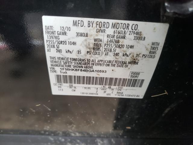 Photo 9 VIN: 1FMHK8F84BGA10593 - FORD EXPLORER L 